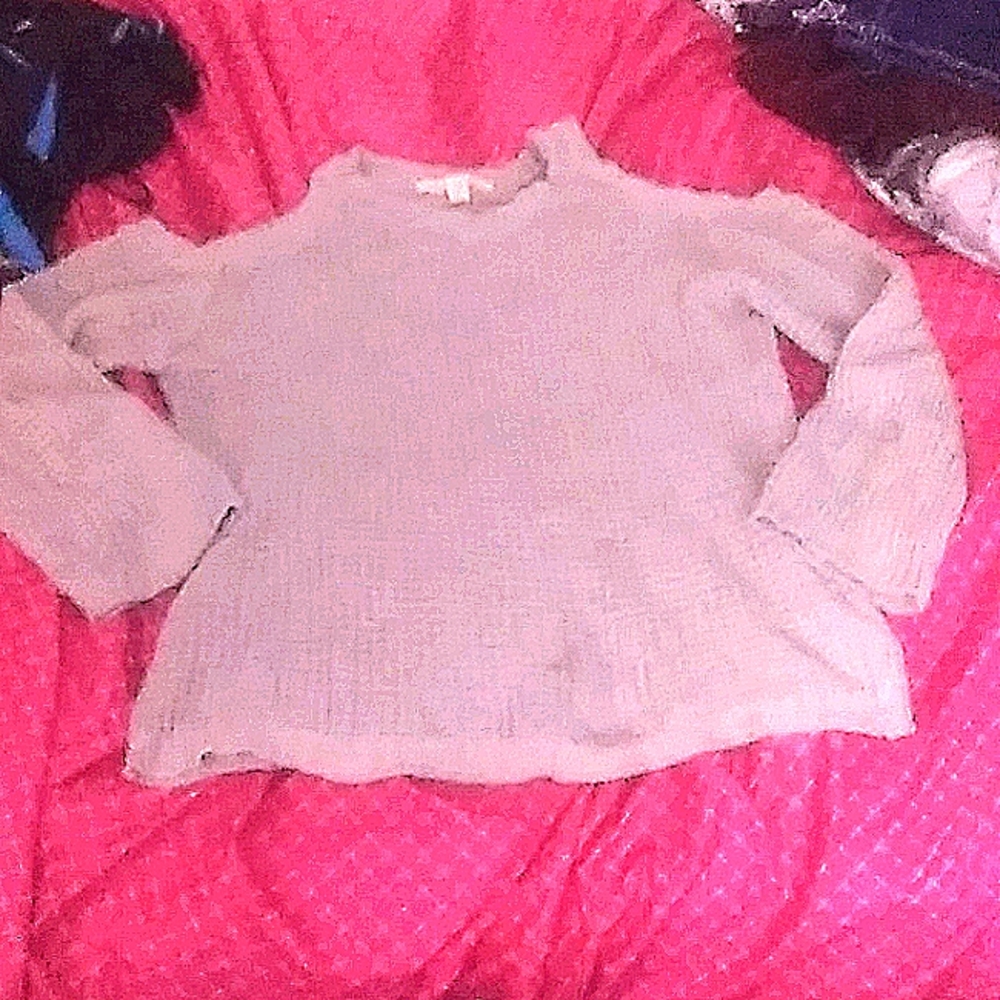 Off the shoulder, Miami knit sweater. M